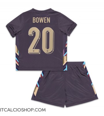 Inghilterra Jarrod Bowen #20 Seconda Maglia Bambino Europei 2024 Manica Corta (+ Pantaloni corti)